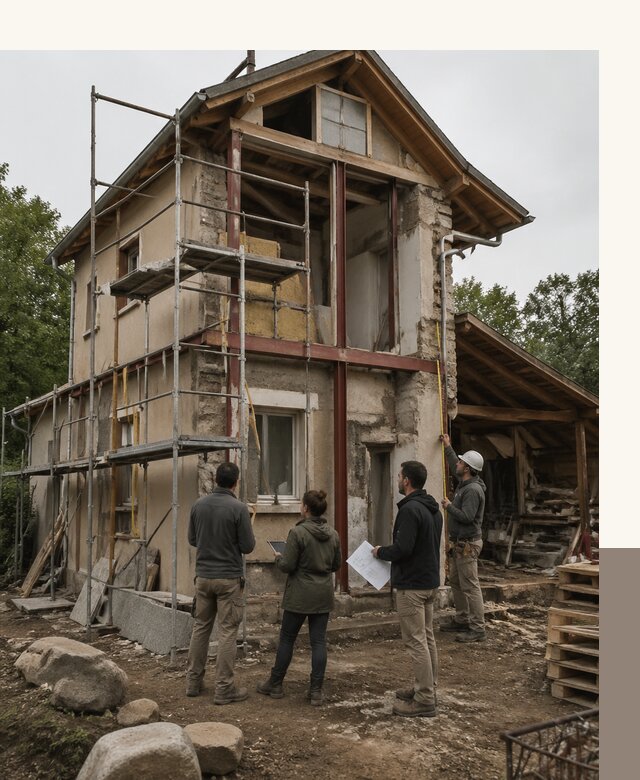 Реконструкция загородного дома под ключ в Гудермесе от бюро